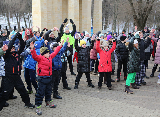 В Центральном парке состоялся праздник, посвященный Дню зимних видов спорта